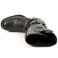 Сапоги M.MR025-C1 BUFALO NEGRO ITALI NEGRO MOTOROCK NEGRO TACON ACE New Rock M.MR025-C1 - маленькая картинка