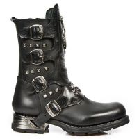  M.MR029-C1 ITALI NEGRO NOMADA NEGRO MOTOROCK NEGRO ACERO - 