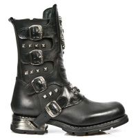 Ботинки M.MR029-C1 ITALI NEGRO NOMADA NEGRO MOTOROCK NEGRO ACERO New Rock M.MR029-C1 - маленькая картинка