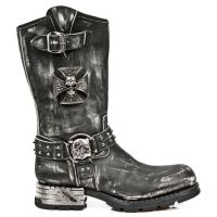  M.MR030-S2 VINTAGE RASPADO NEGRO, MOTOROCK NEGRO T.ACERO - 