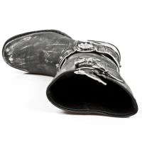 Сапоги M.MR030-S2 VINTAGE RASPADO NEGRO, MOTOROCK NEGRO T.ACERO New Rock M.MR030-S2 - маленькая картинка