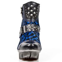  M.NEOPUNK005-C4 PITON NEGRO GRAFITO REVESS AZUL LEOPARDO AZU New Rock M.NEOPUNK005-C4 -  