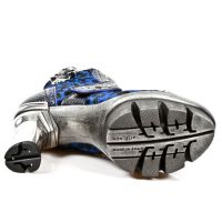  M.NEOPUNK005-C4 PITON NEGRO GRAFITO REVESS AZUL LEOPARDO AZU New Rock M.NEOPUNK005-C4 -  