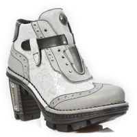 Ботинки M.NEOTR003-C3 BOX TALCO PLATA VINTAGE FLOWER BLANCO PLATA PU New Rock M.NEOTR003-C3 - маленькая картинка