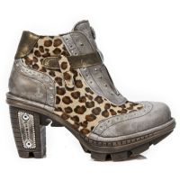  M.NEOTR003-C7 BOX TALCO ORO PELO LEOPARDO MARRON BOX OROMANE - 