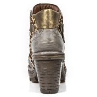 Ботинки M.NEOTR003-C7 BOX TALCO ORO PELO LEOPARDO MARRON BOX OROMANE New Rock M.NEOTR003-C7 - маленькая картинка