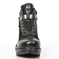 Ботинки M.NEOTR003-S1 ITALI NEGRO, DRAMA ANTE NEGRO, ANTIK ACERO New Rock M.NEOTR003-S1 - маленькая картинка