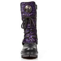 Сапоги M.NEOTR005-C10 ITALI NEGRO PELO LEOPARDO LILA NEOTRAIL NEGRO New Rock M.NEOTR005-C10 - маленькая картинка