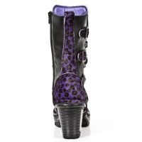 Сапоги M.NEOTR005-C10 ITALI NEGRO PELO LEOPARDO LILA NEOTRAIL NEGRO New Rock M.NEOTR005-C10 - маленькая картинка