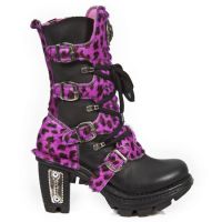  M.NEOTR005-C15 ITALI NEGRO PELO LEOPARDO FUCSIA NEOTRAIL NEG - 