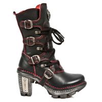  M.NEOTR005-C18 LUX NEGRO ROJO NEOTRAIL ACERO - 
