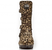 Сапоги M.NEOTR005-S26 VINTAGE FLOWER LEOPARDO PELO MARRON, NEOTR H New Rock M.NEOTR005-S26 - маленькая картинка