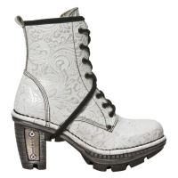 Ботинки M.NEOTR008-S5 VINTAGE FLOWER BLANCO-PLATA, RIB NEG. NEOTR AC New Rock M.NEOTR008-S5 - маленькая картинка