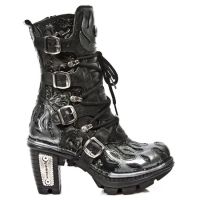 Сапоги M.NEOTR009-C1 VINTAGE FLOWER NEGRO NOMADA NEGRO PULIK ACERO New Rock M.NEOTR009-C1 - маленькая картинка