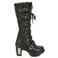 Сапоги M.NEOTR014-S1 VINTAGE FLOWER NEGRO, NEOTRAIL NEGRO New Rock M.NEOTR014-S1 - маленькая картинка