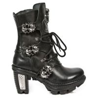 Ботинки M.NEOTR026-S1 ITALI NEGRO, NEOTRAIL NEGRO ACERO New Rock M.NEOTR026-S1 - маленькая картинка