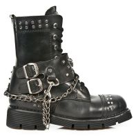 Ботинки M.NEWMILI081-C1 ITALI NEGRO PLANING NEGRO SIN New Rock M.NEWMILI081-C1 - маленькая картинка