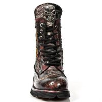 Ботинки M.NEWMILI110-C3 PULIK ROJO VINTAGE ROJO PLANING NEGRO SIN New Rock M.NEWMILI110-C3 - маленькая картинка
