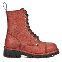 Ботинки M.M.NEWMILI083-S10 DRAMA ALASKA ROJO, PLANING NEGRO SIN New Rock M.M.NEWMILI083-S10 - маленькая картинка