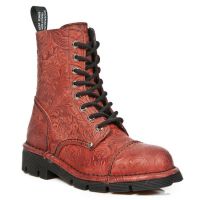 Ботинки M.M.NEWMILI083-S10 DRAMA ALASKA ROJO, PLANING NEGRO SIN New Rock M.M.NEWMILI083-S10 - маленькая картинка