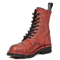 Ботинки M.M.NEWMILI083-S10 DRAMA ALASKA ROJO, PLANING NEGRO SIN New Rock M.M.NEWMILI083-S10 - маленькая картинка