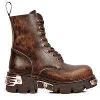Ботинки M.NEWMILI84-C14 VINTAGE RASPADO MARRON REACTOR MARRON TOBERA New Rock M.NEWMILI84-C14 - маленькая картинка