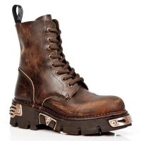 Ботинки M.NEWMILI84-C14 VINTAGE RASPADO MARRON REACTOR MARRON TOBERA New Rock M.NEWMILI84-C14 - маленькая картинка