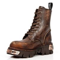 Ботинки M.NEWMILI84-C14 VINTAGE RASPADO MARRON REACTOR MARRON TOBERA New Rock M.NEWMILI84-C14 - маленькая картинка