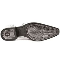 Туфли M.NW113-C10 PITON BLANCO VIP1 NEGRO SUELA ACERO TACON VIP AC New Rock M.NW113-C10 - маленькая картинка