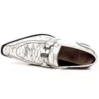 Туфли M.NW113-C10 PITON BLANCO VIP1 NEGRO SUELA ACERO TACON VIP AC New Rock M.NW113-C10 - маленькая картинка