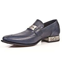 Туфли M.NW113-C4 ARCILLA AZUL VIP1 NEGRO SUELA ACERO TACON VIP ACE New Rock M.NW113-C4 - маленькая картинка