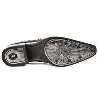 Туфли M.NW113-C6 AFRICA MARRON VIP1 NEGRO SUELA ACERO TACON VIP AC New Rock M.NW113-C6 - маленькая картинка