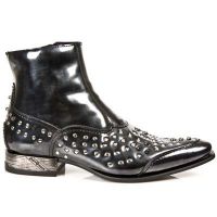 M.NW114-C1 CHAROL STUCO ACERO VIP 1 NEGRO SUELA ACERO T VIP New Rock M.NW114-C1 -  