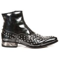  M.NW114-C1 CHAROL STUCO ACERO VIP 1 NEGRO SUELA ACERO T VIP New Rock M.NW114-C1 -  