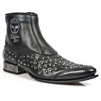 Ботинки M.NW114-Z2 BUFALO NEGRO, CON BORDADO EN CAÑA, VIP-1 ACERO New Rock M.NW114-R2 - маленькая картинка