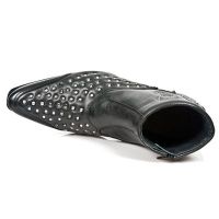 Ботинки M.NW114-Z2 BUFALO NEGRO, CON BORDADO EN CAÑA, VIP-1 ACERO New Rock M.NW114-R2 - маленькая картинка