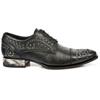  M.NW115-C10 BUFALO NEGRO, VIP-1 NEGRO, SUELA ACERO, T VIP New Rock M.NW115-C10 -  