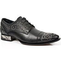  M.NW115-C10 BUFALO NEGRO, VIP-1 NEGRO, SUELA ACERO, T VIP New Rock M.NW115-C10 -  