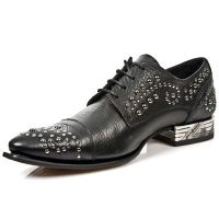  M.NW115-C10 BUFALO NEGRO, VIP-1 NEGRO, SUELA ACERO, T VIP New Rock M.NW115-C10 -  