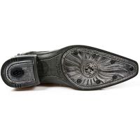 M.NW115-C10 BUFALO NEGRO, VIP-1 NEGRO, SUELA ACERO, T VIP New Rock M.NW115-C10 -  