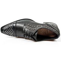  M.NW115-C10 BUFALO NEGRO, VIP-1 NEGRO, SUELA ACERO, T VIP New Rock M.NW115-C10 -  