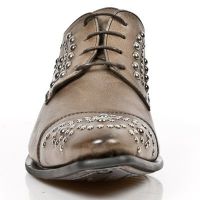 Ботинки M.NW115-C3 AUTOLUCIDO GALIA MARRON VIP1 NEGRO SUELA ACERO T New Rock M.NW115-C3 - маленькая картинка