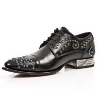 Ботинки M.NW115-C4 NOMADA NEGRO VIP1 NEGRO SUELA ACERO TACON VIP ACE New Rock M.NW115-C4 - маленькая картинка