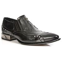 Ботинки M.NW118-C2 NOMADA NEGRO VIP1 NEGRO SUELA ACERO TACON VIP ACE New Rock M.NW118-C2 - маленькая картинка