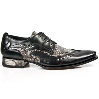 Ботинки M.NW119-C2 NOMADA NEGRO COCO PLATA ENVEJECIDO VIP1 NEGRO ACE New Rock M.NW119-C2 - маленькая картинка