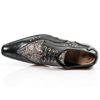 Ботинки M.NW119-C2 NOMADA NEGRO COCO PLATA ENVEJECIDO VIP1 NEGRO ACE New Rock M.NW119-C2 - маленькая картинка