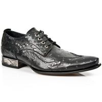Ботинки M.NW119-C3 AVESTRUZ NEGRO ACERO VIP1 NEGRO SUELA AC T VIP AC New Rock M.NW119-C3 - маленькая картинка