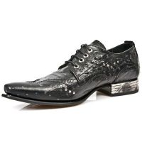 Ботинки M.NW119-C3 AVESTRUZ NEGRO ACERO VIP1 NEGRO SUELA AC T VIP AC New Rock M.NW119-C3 - маленькая картинка