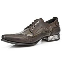 Ботинки M.NW119-C4 GALIA MARRON COCO ORO VIEJO RED VIP1 TAPA GUM New Rock M.NW119-C4 - маленькая картинка