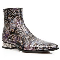 Ботинки M.NW121-C22 VINTAGE FLOWER LILA, VIP-1 GUM T.VIP ACERO GUM New Rock M.NW121-C22 - маленькая картинка